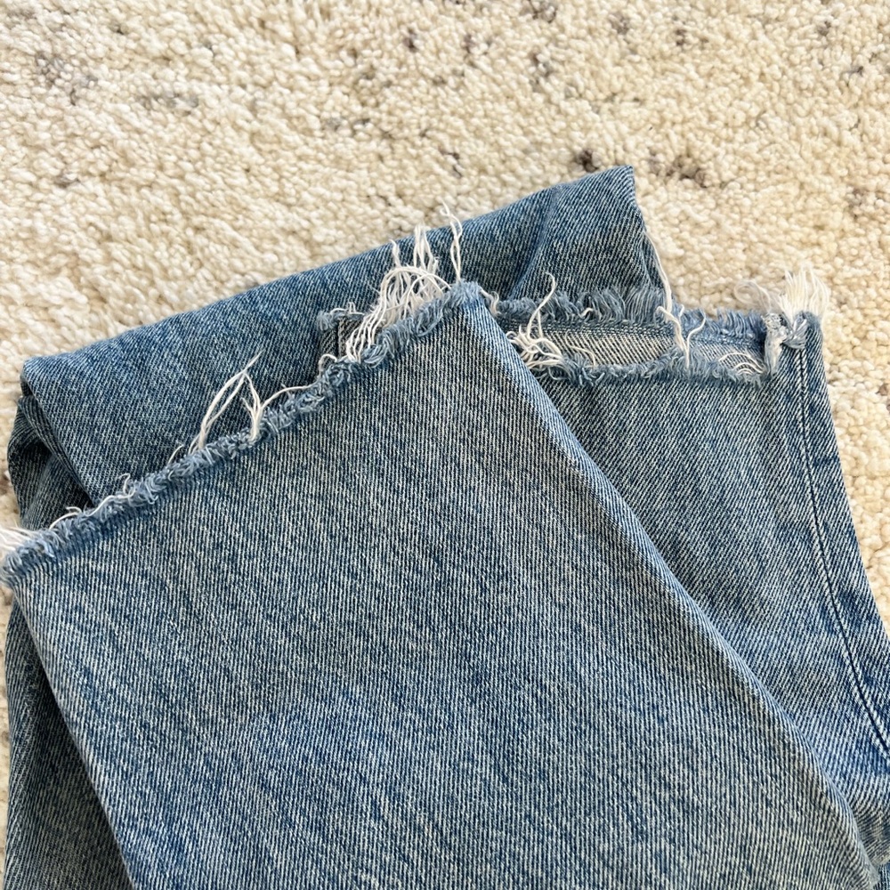 Agolde Riley High Rise Straight Crop Jeans - Picture 8 of 12